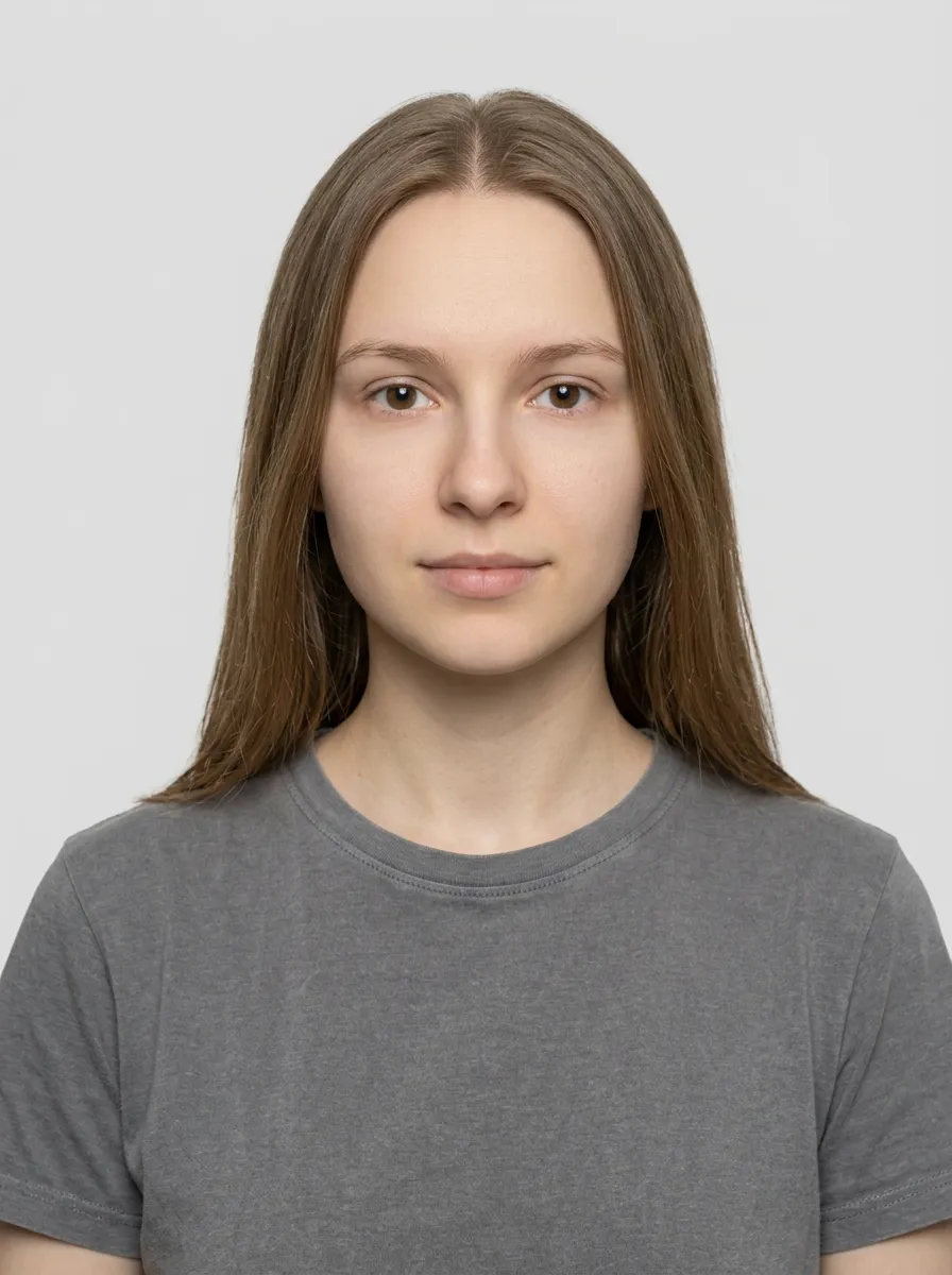 Готовое фото на паспорт style=